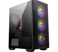 MSI MAG FORGE M100R carcasa de ordenador Midi Tower Negro, Transparente