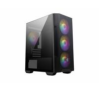 MSI MAG FORGE M100R Torre microATX Negra Lateral Con Ventana Vidrio Templado