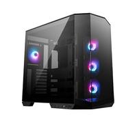 MSI mag PANO 100R PZ - Carcasa Premium para PC para Juegos de Torre Media - Panel Lateral de Vidrio Templado - Ventiladores ARGB de 120 mm - Soporte de refrigeración líquida con radiador de hasta 360