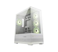 MSI Caja PC MAG PANO 110R PZ – Vidrio templado, Torre Midi, Compatible ATX/mATX/Mini-ATX – Blanco