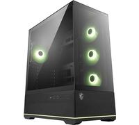 MSI mag PANO 110R PZ - Carcasa para PC para Juegos de Torre Media - Soporta GPU de hasta 400 mm de Longitud, filtros de Polvo extraíbles, USB 20 Gbps (Tipo C), Soporte de Placa Base ATX y Micro-ATX