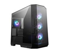 MSI mag PANO M100L PZ - Torre Gaming Micro-ATX con Panel Panorámico de Cristal, Ventilación Optimizada, Compatible con ARGB y Refrigeración Líquida - Caja PC Compacta