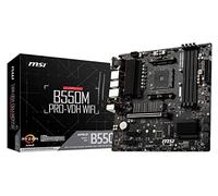 MSI MB5033 B550M PRO-VDH WIFI Ryzen 5000 Series (AM4) compatible, disipador de calor M.2, función Wi-Fi, MicroATX [AMD B550 equipado]