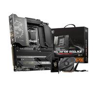 MSI Meg X670E GODLIKE Placa Base, E-ATX - Admite procesadores AMD Ryzen 7000, AM5 - LCD táctil & RGB, 24 Duet Rail 105A SPS, DDR5 6000MHz/OC, 3 x PCIe 5.0 x16, M.2 Gen5, 10G & 2.5G LAN, Wi-Fi 6E