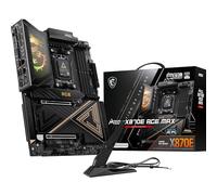 MSI Meg X870E Ace MAX Gaming Placa Base (AMD Ryzen 9000/8000/7000 Series, AM5, DDR5, PCIe 5.0, SATA 6Gb/s, M.2, USB 3.1 Gen 2, Wi-Fi 6E, Bluetooth 5.3, HDMI/DP, ATX)