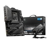 MSI Meg Z590 Unify-X - Placa Base Gaming ATX (Soporta procesadores Intel Core 11th Gen, LGA 1200-16+2+1 Phase 90A SPS, DDR4 Boost (5600 MHz/OC), 1 x PCIe 4.0 x 16, 4 x M.2 Gen 4/3 x4, Wi-Fi 6E)