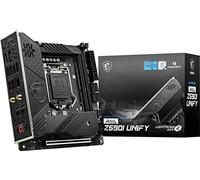 MSI Meg Z590I UNIFY - Placa Base para Juegos (Mini-ITX, Intel 11ª/10ª generación, LGA 1200, M.2, USB 3.2 Gen 2, DDR4, PCIe 4, Wi-Fi 6, Gigabit LAN, Thunderbolt, Mystic Light RGB)