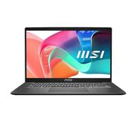 MSI Modern 14 F13MG-016UK Laptop de 14 pulgadas | Intel Core i5-1335U | 16 GB de RAM | SSD de 512 GB | Pantalla IPS Full HD | Pantalla retroiluminada blanca | Windows 11 Home | Gris