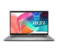 MSI Modern 14 F13MG-203XES Intel® Core™ i7 i7-1355U Portátil 35,6 cm (14") Full HD 16 GB DDR4-SDRAM 1 TB SSD Wi-Fi 6E (802.11ax) FreeDOS Plata