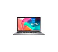 MSI Modern 15 F13MG-236XES ordenador portatil Intel® Core™ i7 i7-1355U Portátil 39,6 cm (15.6") Full HD 16 GB DDR4-SDRAM 512 GB SSD Wi-Fi 6E (802.11ax) FreeDOS Plata