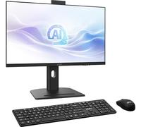 MSI Modern AM273Q AI AIO Desktop: 68.6 cm QHD, Intel Core 7-155H, memoria de 32GB, SSD M.2 NVMe de 1TB, WiFi 6E, BT 5.3, negro, Windows 11 Home: 1UM-038US