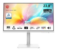 MSI Modern MD2412PW Monitor de 23.8 Pulgadas con Soporte Ajustable, FHD (1920 x 1080), 100Hz, IPS, 4ms, FreeSync, HDMI, DisplayPort, USB Tipo C, Altavoces Integrados, antirreflejos, VESA, Kensington