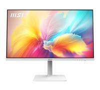 MSI Modern MD272QXPW Monitor de Oficina WQHD de 27'', Panel IPS 2560 x 1440, 100 Hz, Pantalla Eye-Friendly, DisplayHDR 400, Altavoces Integrados, KVM, DP 1.2a, HDMI 2.0b, USB Tipo-C, Blanco