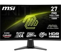 MSI Monitor Curvo para Gamer 27mag 276CXF 0.5ms 280Hz Full HD Rapid VA HDMI DP mag 276CXF