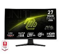 msi monitor mag 274cqf. 27 rapid va curvo 1500r. 2560x1440 . 180hz. negro