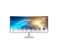 MSI Pro MP341CQW pantalla para PC 86,4 cm (34") 3440 x 1440 Pixeles UltraWide Quad HD Blanco