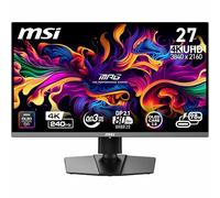 MSI MPG 272URX QD-OLED 26,5" 4K UHD Monitor Gaming - Panel OLED 3840 x 2160 Quantum Dot,EL Gen3, 240Hz / 0,03ms, 99% DCI-P3, ΔE≤2, DisplayHDR True Black 400, KVM, DP 2.1a, HDMI 2.1, USB Type-C