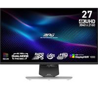 MSI MPG 274URDFW E16M - Monitor de juegos de 27 pulgadas, 3840 x 2160 (UHD), 160 Hz, sincronización adaptativa AMD, listo para HDR, HDMI, puerto VGA, montaje VESA, inclinación, bisel delgado de 4