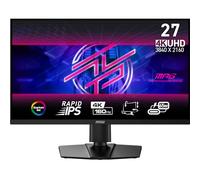 MSI MPG 274URF QD Monitor UHD Gaming 27", Panel IPS rápido de 3840 x 2160, 160 Hz/0,5 ms (GtG, mín sRGB 145%, diseño sin Marco, VESA DisplayHDR 400, DisplayPort 1.4a, HDMI 2.1, USB