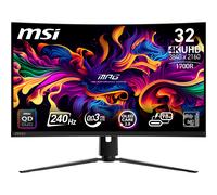 MSI MPG 321CURXDE QD-OLED Gaming-Monitor 80 cm (31.5 Zoll), schwarz, UltraHD/4K, QD-OLED, Curved, USB-Hub, KVM, 240Hz Panel (9S6-3DD64T-012)