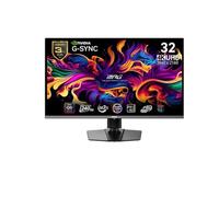 MSI MPG 321URXDE QD-OLED, Gaming-Monitor 80 cm (31.5 Zoll), schwarz, UltraHD/4K, QD-OLED, Adaptive-Sync, USB-C, 240Hz Panel (9S6-3DD29A-056)