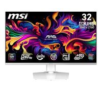 MSI MPG 321URXW QD-OLED Monitor de Gaming 4K UHD de 31.5", Panel OLED de Puntos cuánticos 3840 x 2160, 240 Hz/0.03 ms, 99% DCI-P3, Display HDR True Black 400, KVM, RGB, DP 1.4a, HDMI 2.1