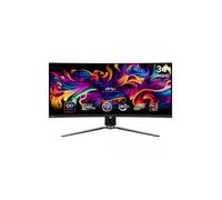 MSI MPG 341CQPX QD-OLED 34 Pulgadas UWQHD Monitor Curvo Gaming - 3440 x 1440 21:9 QD-OLED Panel, 240Hz, 0.03ms, 99.3% DCI-P3, ΔE≤2, DisplayHDR True Black 400, DP 1.4a, HDMITM, USB Tipo C PD:98W
