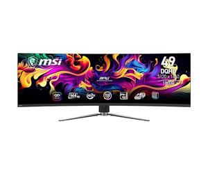 MSI MPG 491CQP QD-OLED Monitor Gaming Curvo DQHD de 49", Panel Quantum Dot OLED 1800R, 5120 x 1440, 144Hz / 0.03ms, 99% DCI-P3, ΔE≤2, DisplayHDR True Black 400, KVM, DP 1.4a, HDMI 2.1, USB Tipo-C