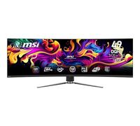 MSI MPG 491CQPA QD-OLED Monitor Curvo de 49 Pulgadas DQHD Gaming - 1800R, 5120 x 1440 Quantum Dot OLED Panel, 240Hz/0.03ms, 99% DCI-P3, ΔE ≤2,DisplayHDR True Black 400, KVM - DP 1.4a, HDMI 2.1