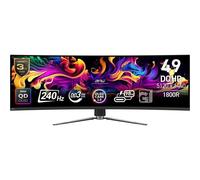 MSI MPG 491CQPXDE 49" Dual QHD 240Hz QD-OLED Curvo USB-C VESA Height Adj
