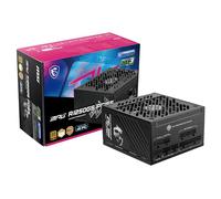 MSI MPG A1250GS PCIE 5.1 ATX 3.1 Fuente de alimentación para Juegos - Modular Completo - 80 Plus Gold Certified 1250W - Condensadores 100% japoneses de 105 °C - Dual 12V-2x6 - PSU ATX - 10 años de