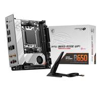 MSI MPG B650I Edge WiFi - Placa Base para Juegos (AMD AM5, Mini-ITX, DDR5, PCIe 4.0, M.2, SATA 6Gb/s, USB 3.2 Gen 2, HDMI, Wi-Fi 6E, procesadores de Escritorio AMD Ryzen Serie 7000)