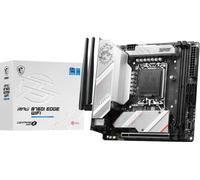 MSI MPG B760I Edge - Placa base WiFi para juegos (soporta procesadores Intel de 12ª/13ª/14ª generación, LGA 1700, DDR5, PCIe 5.0, M.2, LAN de 2.5 Gbps, USB 3.2 Gen2, HDMI/DP, Wi-Fi 6E, Bluetooth 5.3,