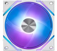 MSI MPG EZ120 ARGB WHITE-1W Ventilador ARGB de 120 mm, rodamiento dinámico fluido con fijación de tuerca adicional, luz mística y soporte de asistente de refrigeración con placas base MSI 1900 RPM