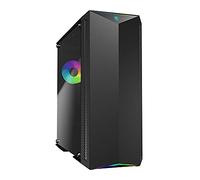MSI MPG GUNGNIR 100 Mid-Tower ARGB Caja de PC Gaming (Negro, 1 x 120 mm ARGB + 3 x 120 mm Ventiladores Incluidos, Panel Cristal Templado, EATX, ATX, mATX, Mini-ITX)