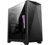 Msi MPG Gungnir 300P Airflow Caja PC Mid-Tower Capacidad E-ATX, 4 x 120 mm Fans, 3 Auxiliares Fans, PCIe 4.0 Cable Riser, Soporte Vertical GPU y Stand, Filtros Antipolvo, Guía de Cables, USB Tipo-C