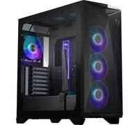 MSI MPG GUNGNIR 300R Airflow Caja PC Media Torre, E-ATX, Soporte Tarjetas gráficas, Intercambiable, Ventiladores ARGB PWM, Filtros Antipolvo, ARGB-PWM, USB 3.2 Gen 2x2 Tipo-C, Negro