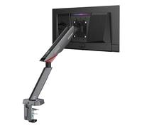 MSI MPG MT161R - Brazo de Soporte para Monitor único RGB Premium, soporta Pantallas de 17 a 45 Pulgadas y 36.3 Libras, Compatible con VESA, Montaje asistido por Resorte Ajustable, Abrazadera y Ojal
