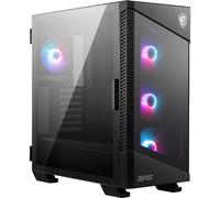 MSI MPG VELOX 100R Caja PC Mid-Tower - Capacidad para Placa Base, Puerta de Vidrio Templado, 4 Ventiladores ARGB 120mm, Mystic Light, Soporta 2 Radiadores de 360mm & Ventilación Lateral Opcional