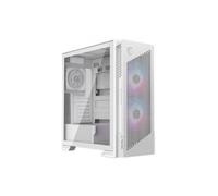 MSI MPG Velox 300R PZ White - Torre Gaming ATX Blanca con Panel Mesh, Alto Flujo de Aire, Ventiladores ARGB, Cristal Templado, USB-C - Chasis Premium para PC Gaming