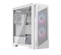 MSI MPG Velox 300R PZ White - Torre Gaming ATX Blanca con Panel Mesh, Alto Flujo de Aire, Ventiladores ARGB, Cristal Templado, USB-C - Chasis Premium para PC Gaming