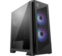 MSI MPG Velox 300R PZ - Torre Gaming ATX con Panel Mesh, Alto Flujo de Aire, Ventiladores ARGB, USB-C, Soporte GPU Vertical, Cristal Templado - Chasis Premium para PC Gaming