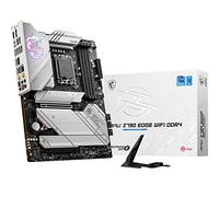 MSI MPG Z790 EDGE WIFI DDR4 Placa base ATX - Soporta procesadores Intel 12ª & 13ª Gen Core, LGA 1700 - 90A SPS VRM, DDR4 Memory Boost 5333+MHz/OC, PCIe 5.0 & 4.0 x16, 5 x M.2 Gen4, Wi-Fi 6E