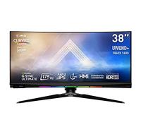 Msi Optix MEG381Cqr Plus - Monitor Gaming Curvo 2300R de 37.5”, G-SYNC, 3840X1600 (Wqhd), Rapid Ips, 600 Nits, Tasa De Refresco 175Hz, Tiempo de Respuesta 1Ms, Negro