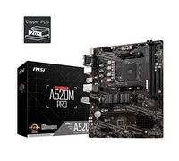 MSI Placa Base para Juegos A520M Pro (AMD AM4, DDR4, PCIe 4.0, SATA 6Gb/s, Dual M.2, USB 3.2 Gen 1, HDMI/DP, Micro-ATX)