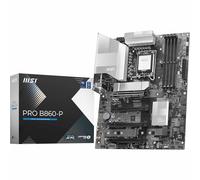 MSI Placa base PRO B860-P, ATX - Soporta procesadores Intel Core Ultra (Serie 2), LGA 1851-12 DRPS, DDR5 Memory Boost (8600+ MT/s OC), PCIe 5.0 x16 y 4.0 x16, M.2 Gen5, 5G LAN