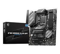 MSI Placa Base WiFi B760 Gaming Plus, ATX, Compatible con procesadores Intel Core de 14ª, 13ª y 12ª generación, LGA 1700 - DDR5 Memory Boost 6800+MHz/OC, 2 x PCIe 4.0 x16, 2 x M.2 Gen4, 2.5G LAN