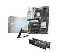 MSI Placa Base WiFi B850 Gaming Plus, ATX, Compatible con procesadores AMD Ryzen 9000-7000, Memoria AM5-DDR5 8200+ MT/s (OC), PCIe 5.0x16 y 4.0x16, M.2 Gen5, Wi-Fi 7,5G LAN + RAM DDR5 de Alta