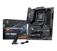 MSI Placa base X870E Gaming Plus WiFi, ATX - Compatible con procesadores AMD Ryzen 9000/8000/7000, AM5-60A SPS VRM, DDR5 Memory Boost 8200+ MT/s (OC), PCIe 5.0 x16 y 4.0 x4, M.2 Gen5, Wi-Fi 7, 5G LAN