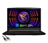 MSI Portátil para juegos GF63, 15.6 pulgadas, FHD IPS 144Hz, 12ª generación Intel 10-Core i7-12650H, Geforce RTX 4050, 16GB DDR4, 1TB PCIe SSD, retroiluminado, RJ45, USB-C, WiFi 6, SPS HDMI 2.1, Win